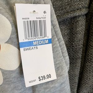 Grey sweats. New with tags. Medium